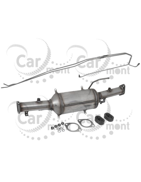 Filtr cząsteczek stałych DPF z rurkami - Mitsubishi Pajero IV 3.2 DI-D - 1583A006 1583A080 1583A056 1570A968