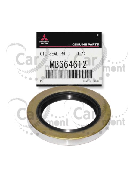 Uszczelniacz półosi tylnego mostu - zewnętrzny - Mitsubishi Pajero L200 - MB664612 - Oryginał Mitsubishi
