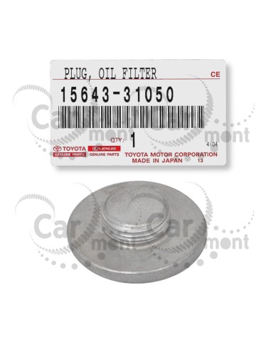 Korek spustowy obudowy filtra oleju - Toyota Lexus - 1564331050 15643-31050 - Oryginał Toyota