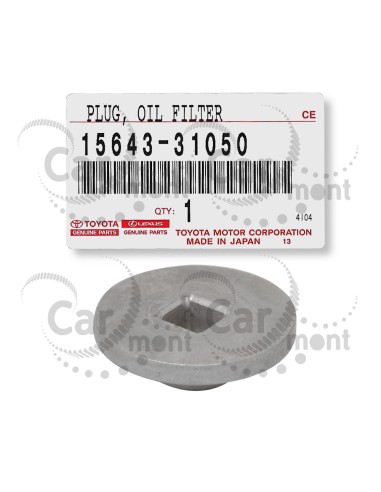 Korek spustowy obudowy filtra oleju - Toyota Lexus - 1564331050 15643-31050 - Oryginał Toyota