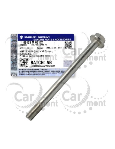 Śruba mocowania pompy wspomagania - Suzuki Samurai Vitara Jimny - 09103M08132 09103-08132 - Oryginał Suzuki Maruti