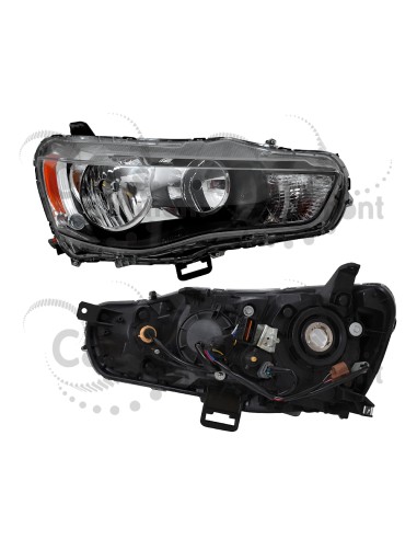 Lampa przednia / reflektor HALOGEN - prawy - Mitsubishi Outlander CW_W - 8301B554 8301B942 8301B942