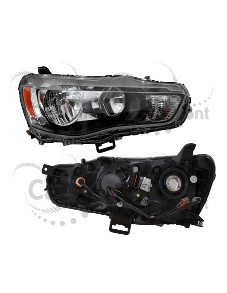 Lampa przednia / reflektor HALOGEN - prawy - Mitsubishi Outlander CW_W - 8301B554 8301B942 8301B942