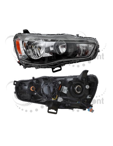 Lampa przednia / reflektor HALOGEN prawy Mitsubishi Outlander CW_W 2009-2012 - 8301B554 8301B942 - DEPO