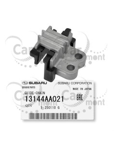 Prowadnica ślizg łańcucha rozrządu Subaru Legacy Outback Tribeca 3.0L H6 EZ30D - 13144AA021 13144AA020 - Oryginał Subaru