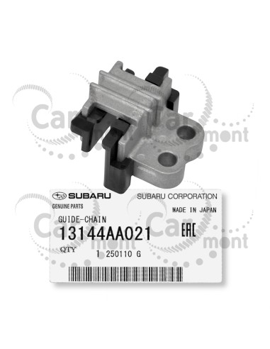 Prowadnica ślizg łańcucha rozrządu Subaru Legacy Outback Tribeca 3.0L H6 EZ30D - 13144AA021 13144AA020 - Oryginał Subaru