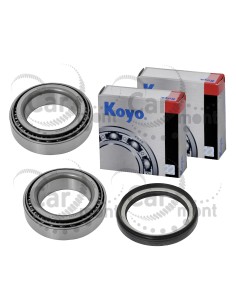 Łożysko przedniego koła (x2) uszczelniacz Mitsubishi Pajero L200 L300 Galloper - MB092749 MB526395 - Koyo Japan