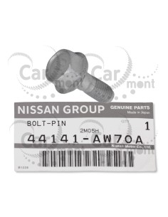 Śruba prowadnicy zacisku hamulcowego - przód Nissan Navara NP300 Pathfinder - 44141-AW70A - Oryginał Nissan