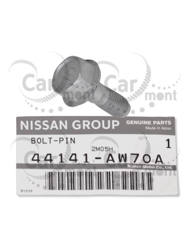 Śruba prowadnicy zacisku hamulcowego - przód Nissan Navara NP300 Pathfinder - 44141-AW70A - Oryginał Nissan