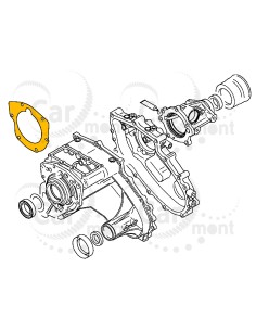 Uszczelka skrzyni biegów - reduktora Mitsubishi L200 L400 Pajero - MD738113 - Oryginał Mitsubishi 2