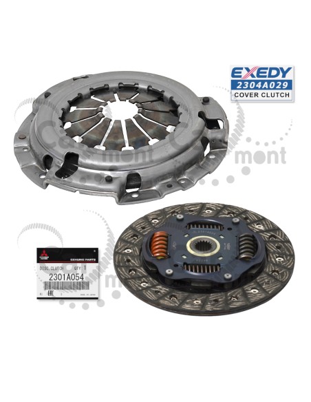 Sprzęgło (tarcza docisk) Mitsubishi Lancer 1.5 MIVEC CY2/CX2 - 2301A054 2304A029 - Oryginał