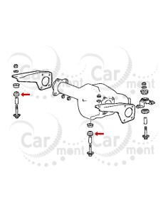 Tuleja poduszka zawieszenia przedniego mostu - przednia-dolna Mitsubishi Pajero I L200 Galloper - MB430775 - Oryginał Mitsubishi 2