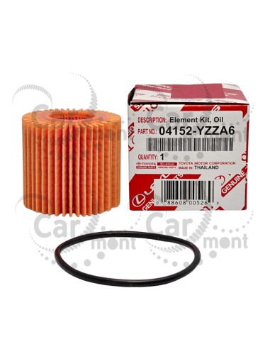 Filtr oleju (Wkład) Toyota Lexus - 04152-YZZA6 04152-37010 - Oryginał Toyota