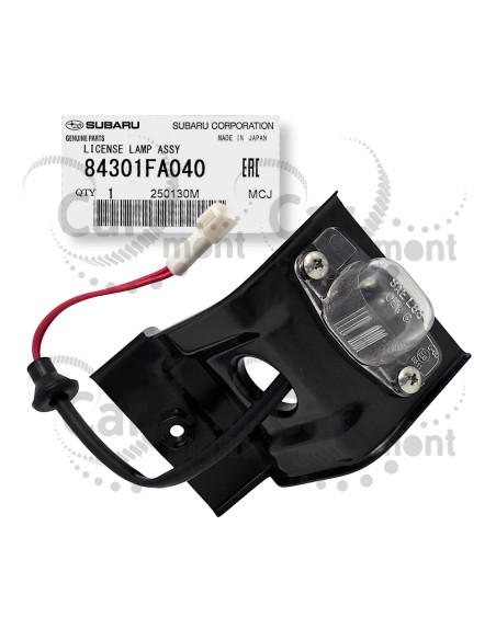Lampa oświetlenia tablicy rejestracyjnej Subaru Impreza 1996-2001 - 84301FA040 - Oryginał Subaru