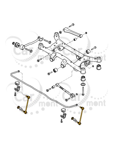 Łącznik stablilizatora tylnego - Hyundai Tucson I KIA Sportage II - 55530-2E000 55530-2E100 55530-1F000 - NTY