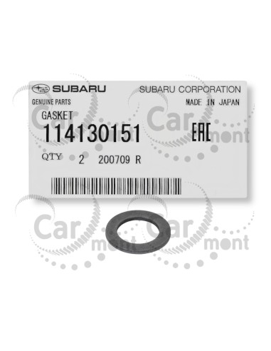 Podkładka przewodu hamulcowego / przewodu wysprzęglika 10x16x1.15 - Subaru - 114130151 - Oryginał Subaru