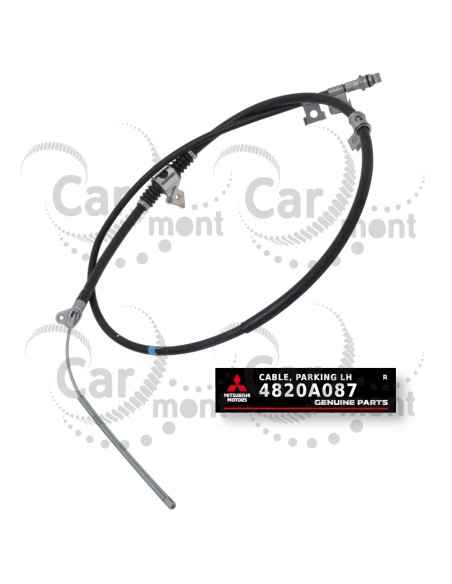 Linka hamulca ręcznego - lewa Mitsubishi Pajero IV Long - 4820A087 - Oryginał Mitsubishi
