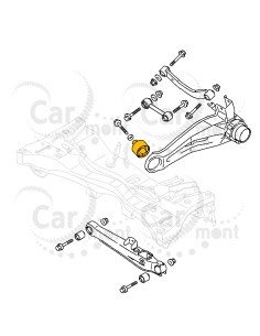 Tuleja wahacza tylnego wzdłużnego Mitsubishi Outlander CU Lancer CS - 4120A001 MR519127 - Q-Fix 2