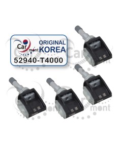 Czujnik ciśnienia opony TPMS (4 szt.) - KIA EV6 - 52940-T4000 - Oryginał Korea