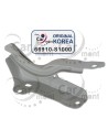 Zawias maski silnika - lewy do Hyundai Santa Fe IV (TM TMA) - 66910-S1000 - Oryginał Korea