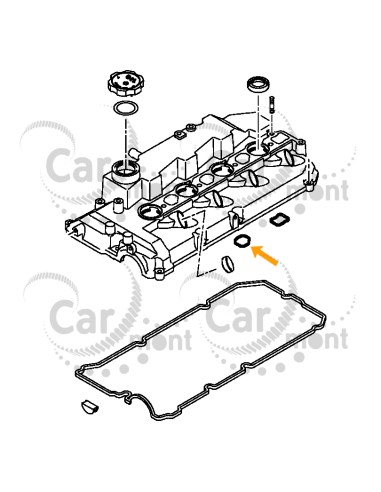 Uszczelka pokrywy zaworów Mitsubishi L200 2.5DiD KB4 Pajero Sport KH4 - MN149704 - Oryginał Mitsubishi