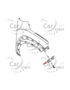 Mocowanie ślizg zderzaka przedniego - prawy - Hyundai KONA OS_ - 86514-J9000 86514J9000 - Korea 2