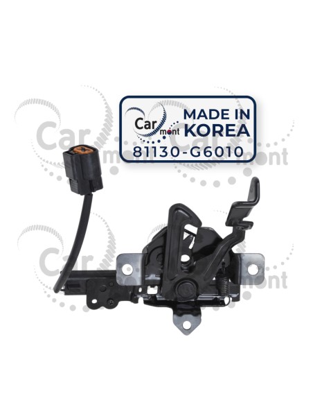 Zamek maski / pokrywy silnika - z czujnikiem otwarcia - KIA Picanto III - 81130-G6010 - Korea