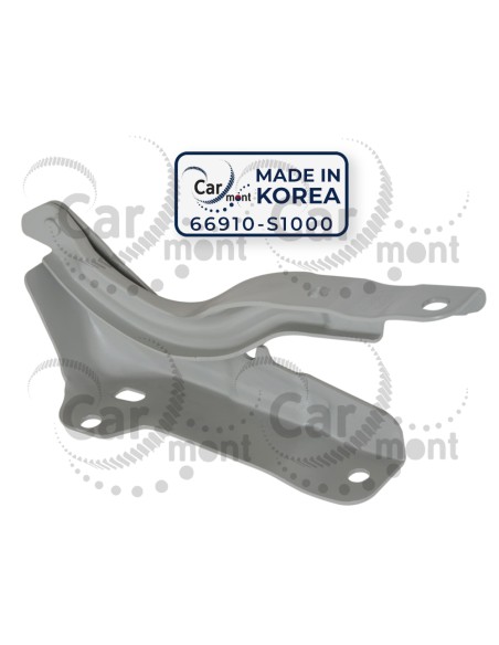 Zawias maski silnika - lewy do Hyundai Santa Fe IV (TM TMA) - 66910-S1000 - Korea