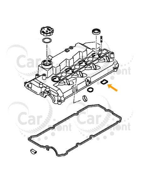 Uszczelka pokrywy zaworów Mitsubishi L200 2.5DiD KB4 Pajero Sport KH4 - MN149705 - Oryginał Mitsubishi