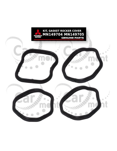 Uszczelki pokrywy zaworów (x4) Mitsubishi L200 2.5DiD KB4 Pajero Sport KH4 - MN149704 MN149705 - Oryginał Mitsubishi