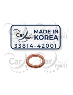 Uszczelniacz końcówki wtryskiwacza - silniki 2.5 2.8 TD Mitsubishi Pajero L200 Hyundai Galloper - 33814-42001 MD070718 - Korea