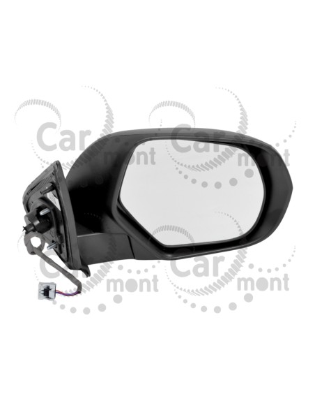 Lusterko zewnętrzne CZARNE elektryczne prawe - Mitsubishi L200 2.2D KL6T - 7632D622