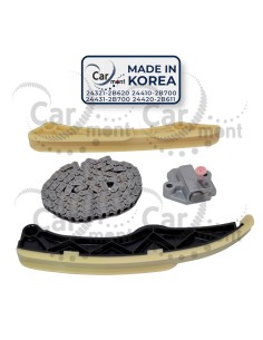 Zestaw rozrządu do Hyunda KIA 1.6GDi 1.6T-GDi - 24321-2B620 24410-2B700 24431-2B700 24420-2B611 - Korea