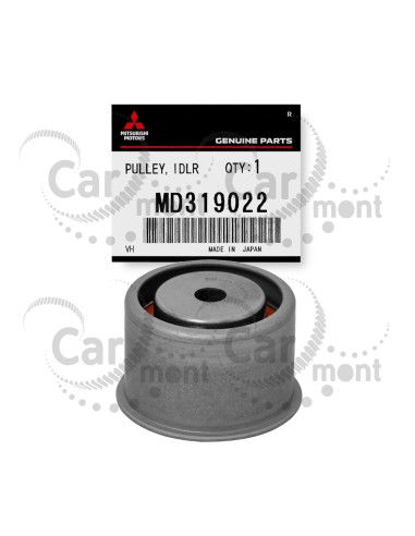 Rolka prowadząca pasek rozrządu do Mitsubishi Pajero 3.0 3.5 Terracan 3.5 - MD319022 MD151447 - Oryginał Mitsubishi