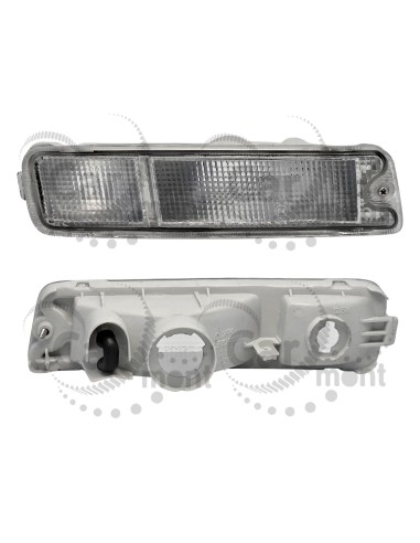 Kierunkowskaz prawy w zderzak przedni Mitsubishi L200 II 2.5TD - MR990726 - Depo