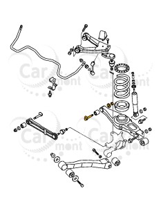 Zestaw naprawczy regulacji geometrii tylnego wahacza dolnego Mitsubishi Pajero III - MR418674 4113A073 2