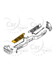 Nakładka stopnia tylnego zderzaka - lewa do Mitsubishi Pajero II - MB679651 2