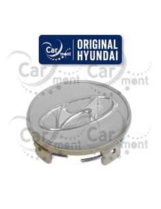 Osłona kapsel na alufelgę - logo - Hyundai Tucson Santa-Fe Kona Elantra - 52960-3K210 529603K210 - Hyundai