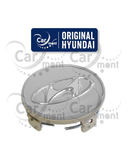 Osłona kapsel na alufelgę - logo - Hyundai Tucson Santa-Fe Kona Elantra - 52960-3K210 529603K210 - Hyundai