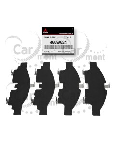 Podkładki antywibracyjne klocków hamulcowych przód Mitsubishi L200 KB4 KL/KK - 4605A624 - Oryginał Mitsubishi