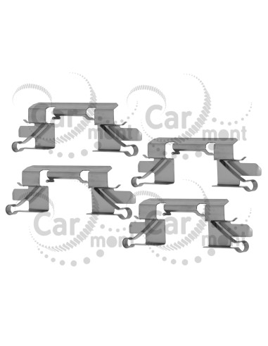 Zestaw montażowy klocków Mitsubishi L200 KB4 KK/KL1 Pajero Sport KH Nissan Navara - 4605A195 41080-EB325