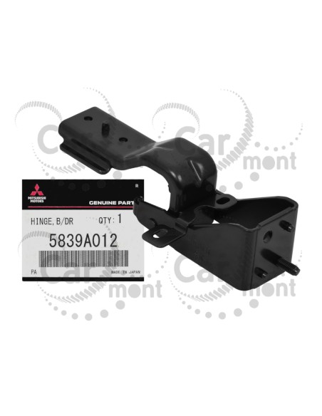 Zawias ramy osłony koła zapasowego - dolny Mitsubishi Pajero IV - 5839A012 - Oryginał Mitsubishi