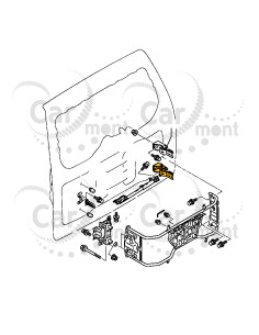 Zawias ramy osłony koła zapasowego - dolny Mitsubishi Pajero IV - 5839A012 - Oryginał Mitsubishi 2