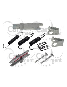 Zestaw naprawczy szczęk hamulcowych - lewy Mitsubishi Pajero IV V97 V98 - 4800A075 4800A068 4800A069 4800A070