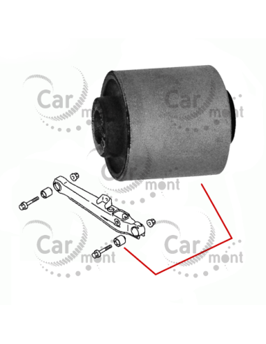 Tuleja wahacza tylnego poprzecznego - Outlander Lancer ASX - MR197915 4113A062