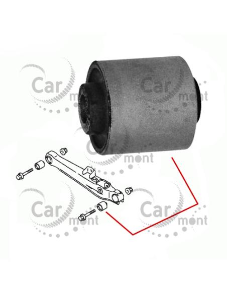 Tuleja wahacza tylnego poprzecznego - Outlander Lancer ASX - MR197915 4113A062