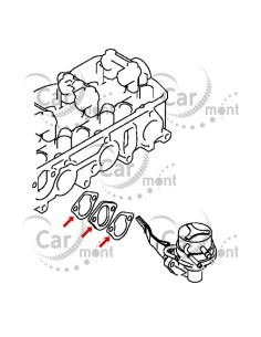 Uszczelki podkładka pompy paliwa - Mitsubishi Pajero I 2.6E - MD187952 MD023389 MD190929 MD023388 MD164577 - Oryginał Mitsubishi 2