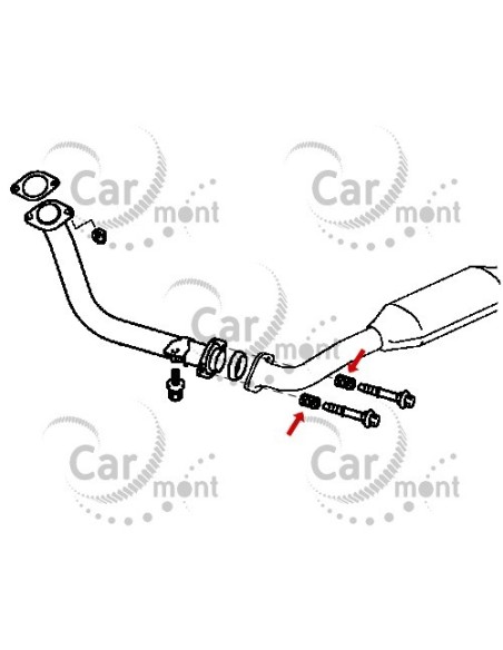 Sprężyna śruby tłumika - Pajero Outlander L200 ASX - MR431024 - Oryginał